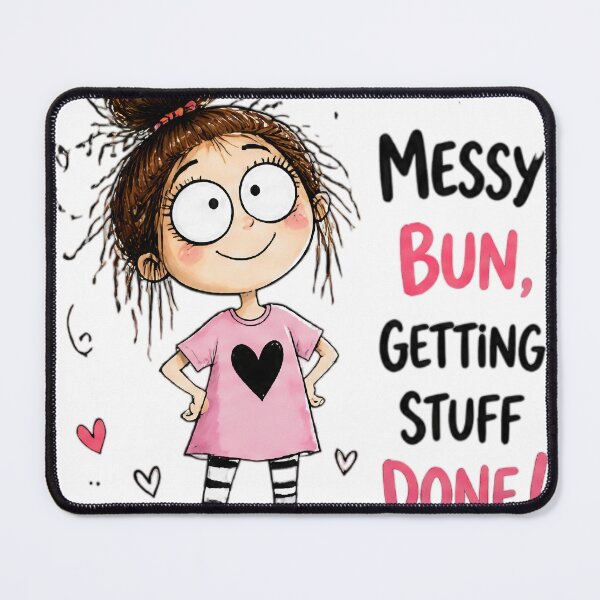Item preview, Messy Bun, Getting Stuff Done! – Boss Girl designed and sold by kitastylish.