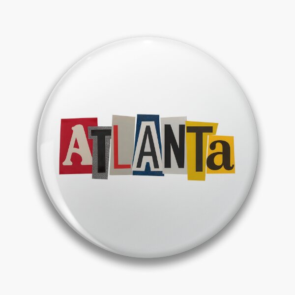 Artikelvorschau, Atlanta Cutout Ransom Typografie entworfen und verkauft von ThreadRiotTees.