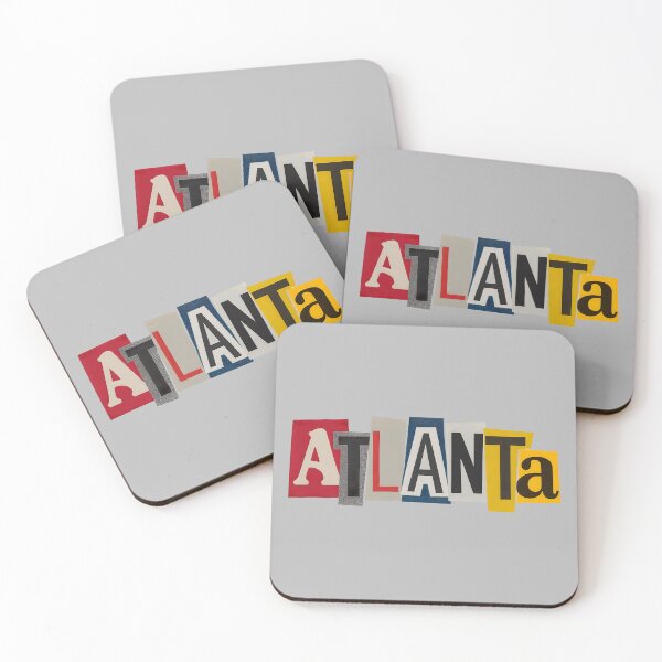 Item preview, Atlanta Cutout Ransom Typography designed and sold by ThreadRiotTees.