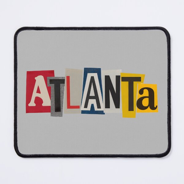 Artikelvorschau, Atlanta Cutout Ransom Typografie entworfen und verkauft von ThreadRiotTees.