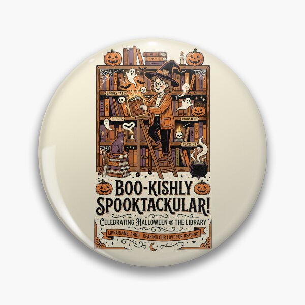 Item preview, Boo-kishly spooktacular - Celebrating Halloween at the library - Halloween for librarians designed and sold by ParadoxParadox.