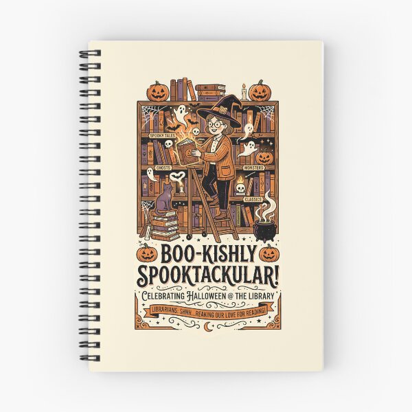Item preview, Boo-kishly spooktacular - Celebrating Halloween at the library - Halloween for librarians designed and sold by ParadoxParadox.