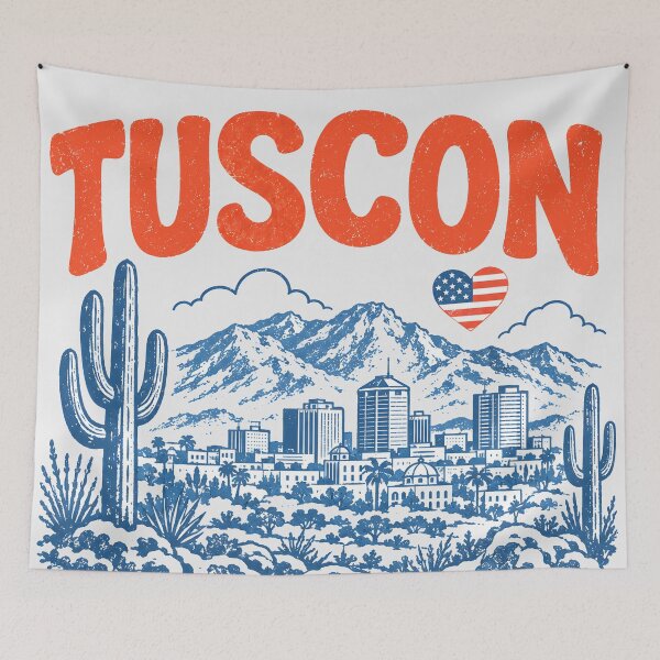 Item preview, Tuscon Retro City designed and sold by HowToCanadian.