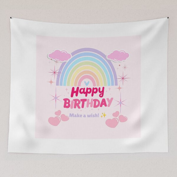 Item preview, Cute Pastel Rainbow Birthday Card designed and sold by Noor22m.