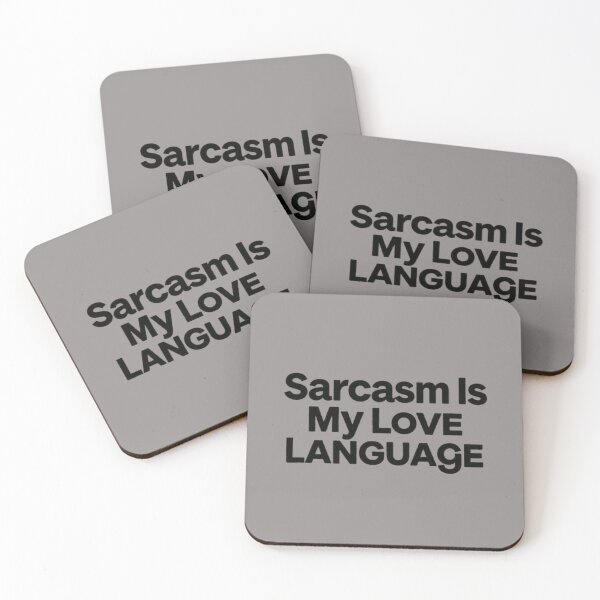 Item preview,  Sarcasm Is My Love Language T-Shirt – Funny Sarcastic Quote for Humor Lovers designed and sold by Leo Bennett.