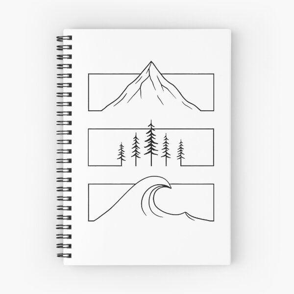 Item preview, Mountain Waves Adventure – minimalist designed and sold by SimonFernando.