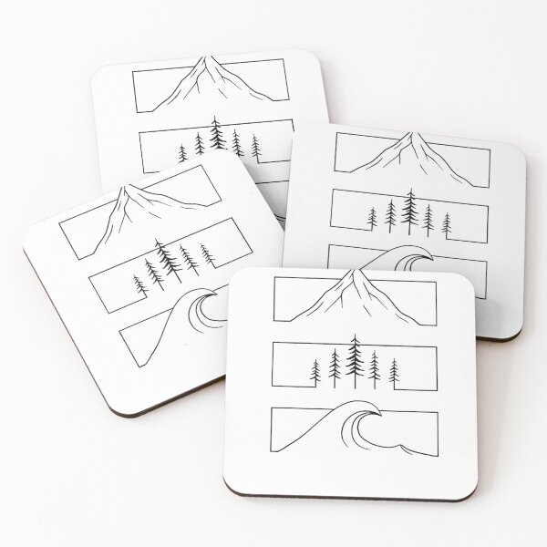 Item preview, Mountain Waves Adventure – minimalist designed and sold by SimonFernando.
