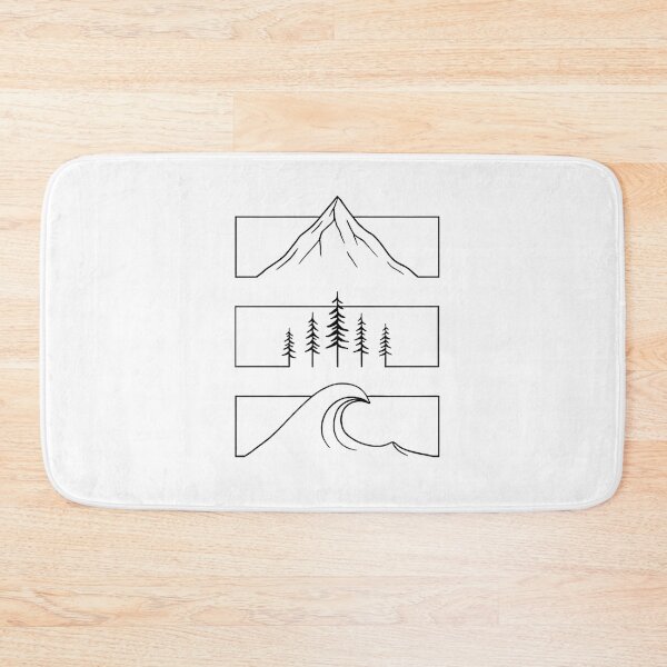 Item preview, Mountain Waves Adventure – minimalist designed and sold by SimonFernando.