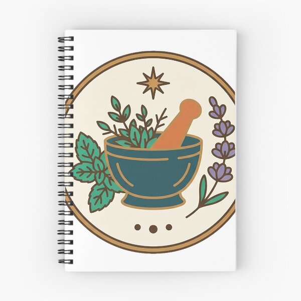 Item preview, Herbalist Leaf and Mortar Badge designed and sold by eduardoroa22.