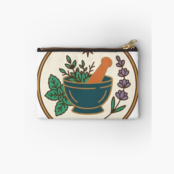 Item preview, Herbalist Leaf and Mortar Badge designed and sold by eduardoroa22.