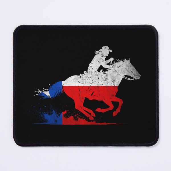Item preview, Vintage Texas Cowboy Riding Horse Texas Flag Silhouette designed and sold by franktact.