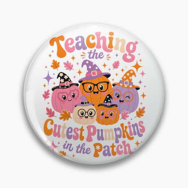 Item preview, Cute Retro Teacher Halloween | Teaching the Cutest Pumpkins in the Patch designed and sold by artscreat.