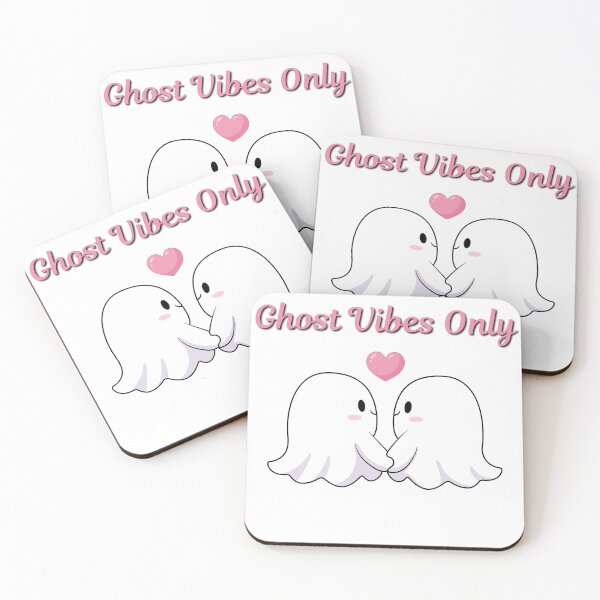Item preview, Ghost Vibes Only – Cute Halloween Ghost Shirt designed and sold by RJsTees.