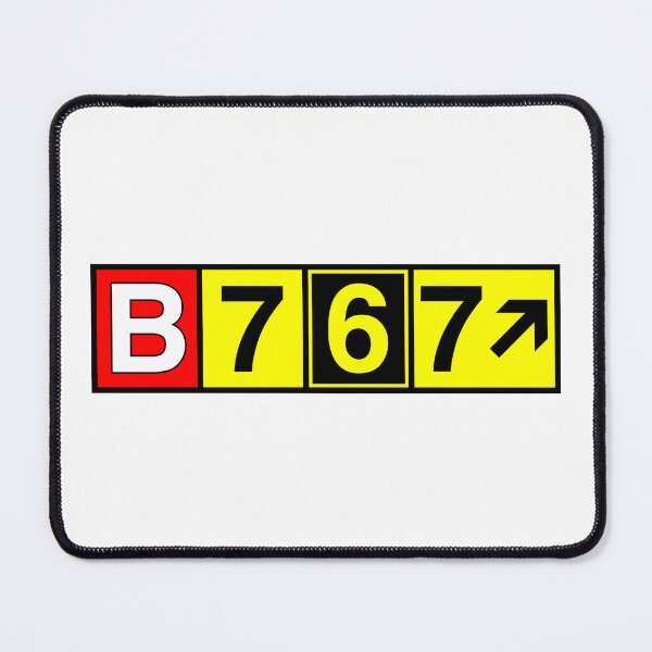 Item preview, B767 Jetliner Authentic Airport Sign - Aviation Graphic Art designed and sold by Magazine Combate.