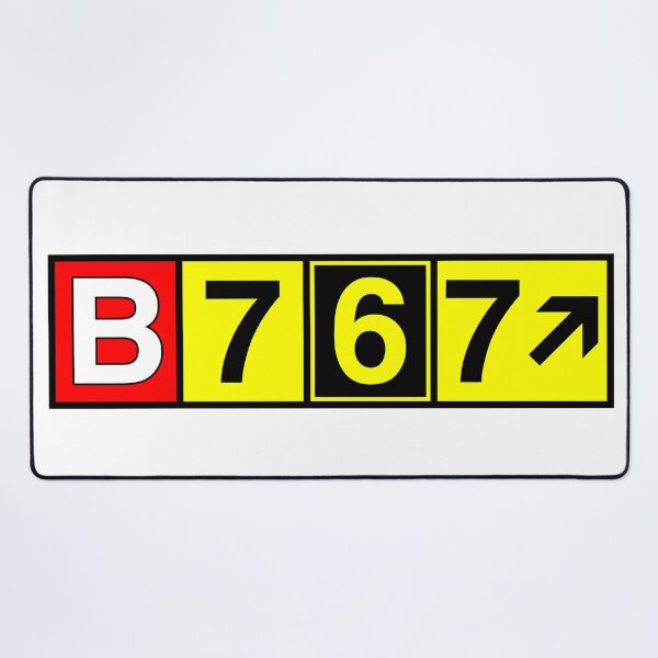 Item preview, B767 Jetliner Authentic Airport Sign - Aviation Graphic Art designed and sold by Magazine Combate.