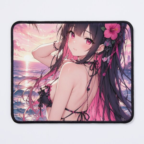 Item preview, Tropical Sunset Neko Bikini Girl designed and sold by Revyra Design .