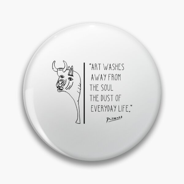 Item preview, Famous Quote From Picasso designed and sold by BettinaHendrix.