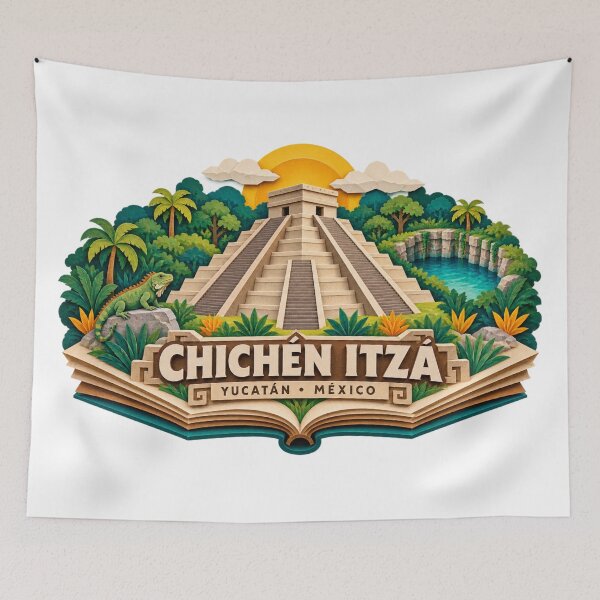 Item preview, Chichen Itza - Yucatan - Mexico designed and sold by StudioRedKoala.