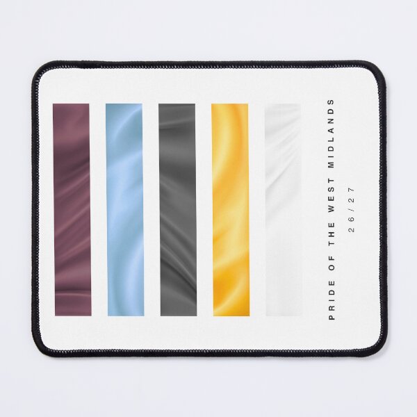 Item preview, ‘Pride of The West Midlands’ 26/27 Football Kit Hue Palette - Claret & Blue designed and sold by The Colourful Game.