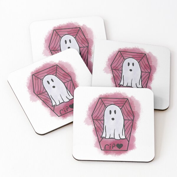 Item preview, Ghost in Red Coffin rip Heart designed and sold by EclecticCloset.