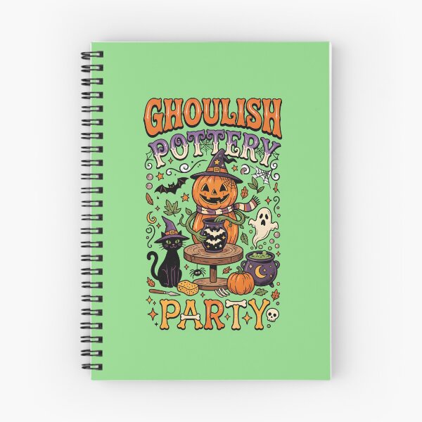 Item preview, Ghoulish pottery party - Halloween for potters designed and sold by ParadoxParadox.