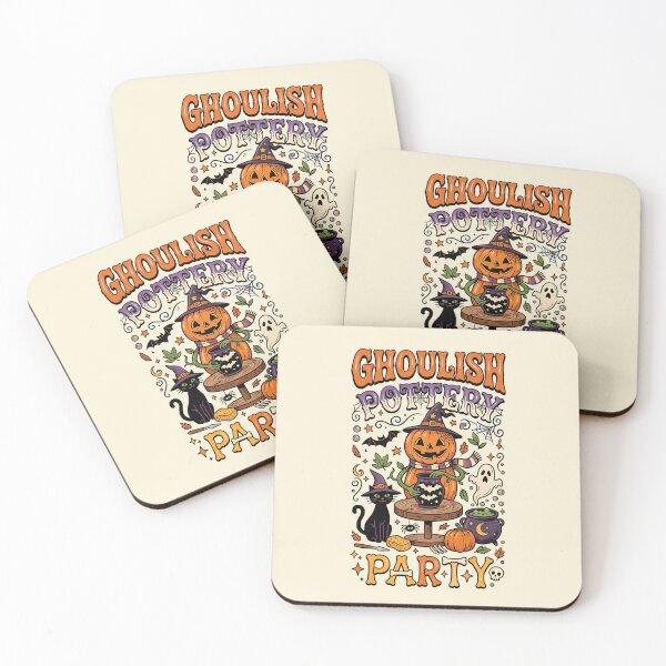 Item preview, Ghoulish pottery party - Halloween for potters designed and sold by ParadoxParadox.