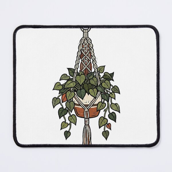 Item preview, Macrame Plant Hanger Woodcut designed and sold by eduardoroa22.