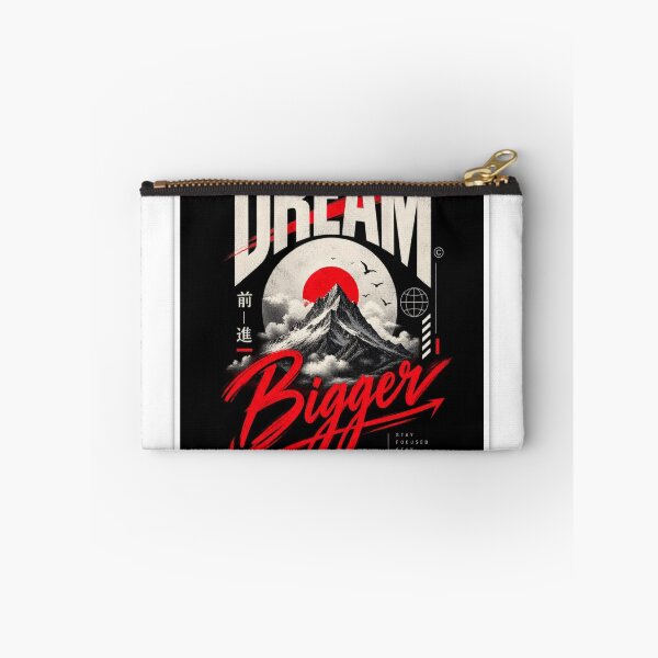 Item preview, Dream Bigger – Motivational Mountain Sticker designed and sold by shibu10imm.