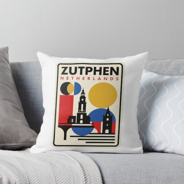 Item preview, Retro Zutphen Bauhaus Geometric Skyline designed and sold by k3rstman1.