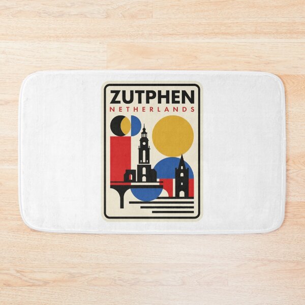 Item preview, Retro Zutphen Bauhaus Geometric Skyline designed and sold by k3rstman1.