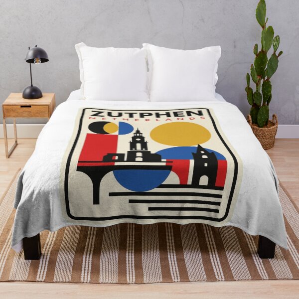 Item preview, Retro Zutphen Bauhaus Geometric Skyline designed and sold by k3rstman1.