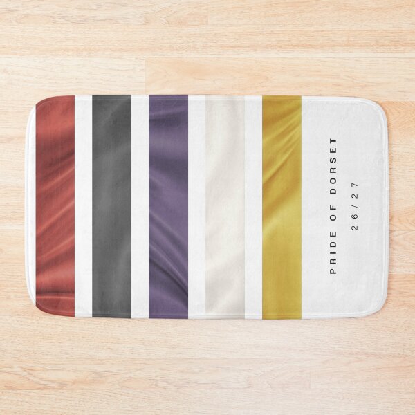 Item preview, ‘Pride of Dorset’ 26/27 Football Kit Hue Palette - Red & Black designed and sold by The Colourful Game.