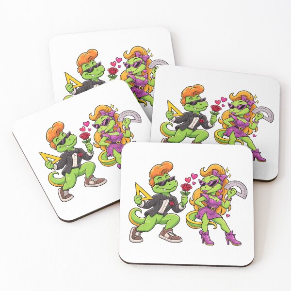 Item preview, DINOFLIRT – GLI ANGOLI RETTILI designed and sold by BurgerOddity & Gli Angoli Rettili.