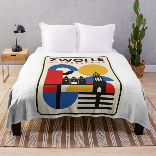 Item preview, Retro Zwolle Bauhaus Geometric Skyline designed and sold by k3rstman1.