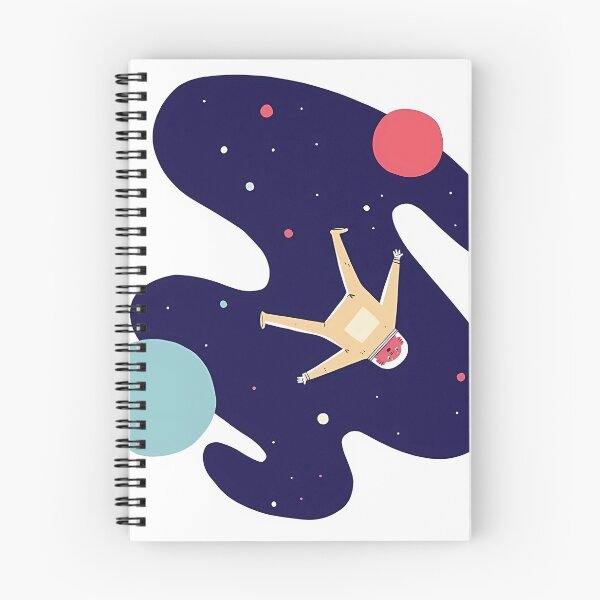 Item preview, Lost in Space Aesthetic Astronaut Illustration designed and sold by NeonRealmsStudio.