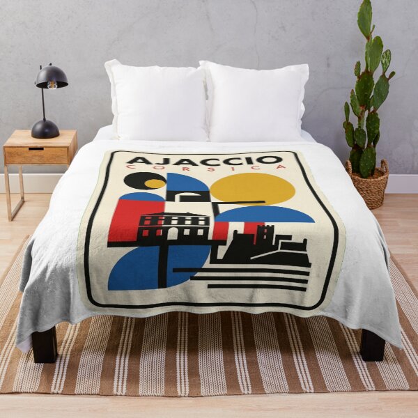 Item preview, Retro Ajaccio Bauhaus Geometric Skyline designed and sold by k3rstman1.