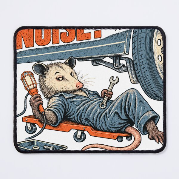 Item preview, Weird Noise Opossum Mechanic designed and sold by mnkyride.