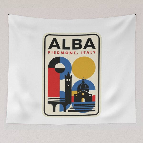 Item preview, Retro Alba Bauhaus Geometric Skyline designed and sold by k3rstman1.