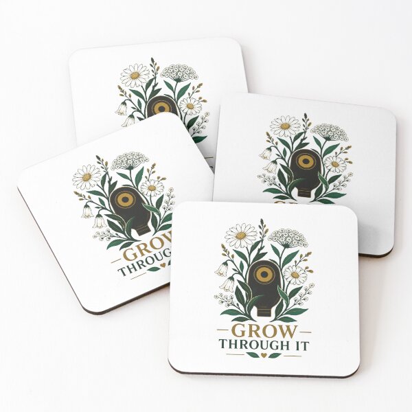 Item preview, Grow Through It Botanical Ostomy Awareness designed and sold by Uglyandcute.