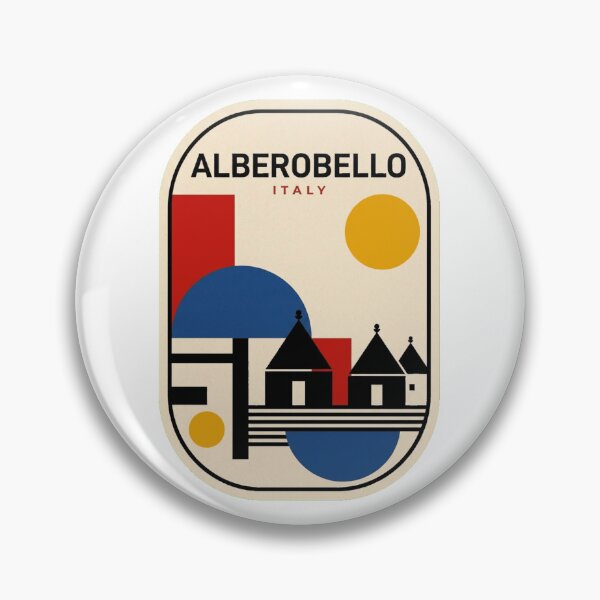 Item preview, Retro Alberobello Bauhaus Geometric Skyline designed and sold by k3rstman1.