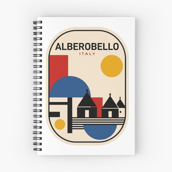 Item preview, Retro Alberobello Bauhaus Geometric Skyline designed and sold by k3rstman1.