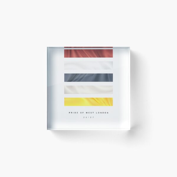 Item preview, ‘Pride of West London’ 26/27 Football Kit Hue Palette - Red & White designed and sold by The Colourful Game.