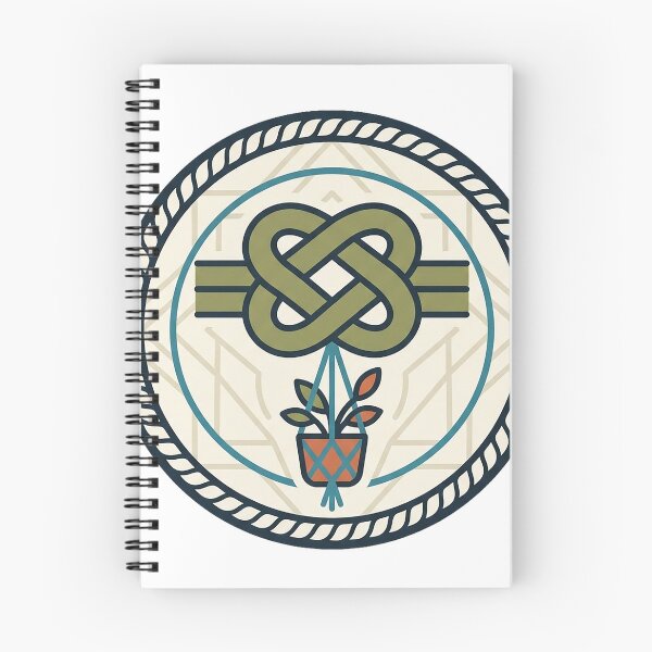 Item preview, Macrame Square Knot Badge designed and sold by eduardoroa22.