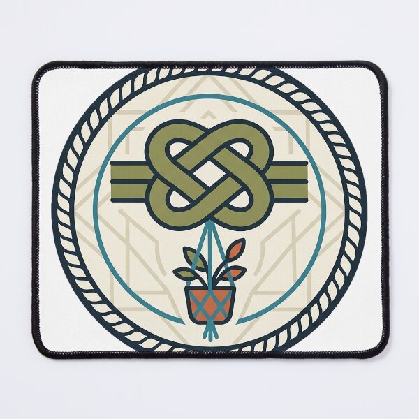 Item preview, Macrame Square Knot Badge designed and sold by eduardoroa22.