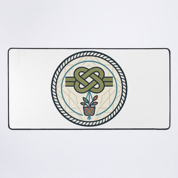 Item preview, Macrame Square Knot Badge designed and sold by eduardoroa22.