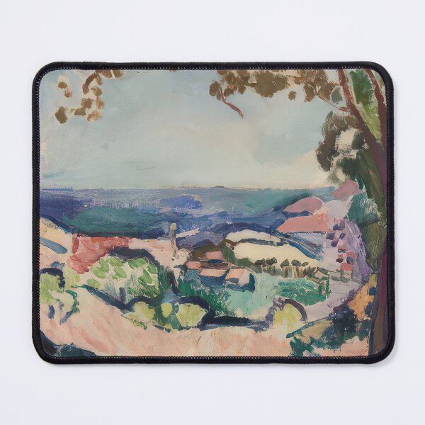 Item preview, Collioure landscape 1906 designed and sold by VeilOfPigments.