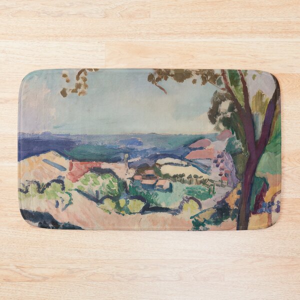 Item preview, Collioure landscape 1906 designed and sold by VeilOfPigments.