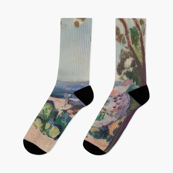 Item preview, Collioure landscape 1906 designed and sold by VeilOfPigments.