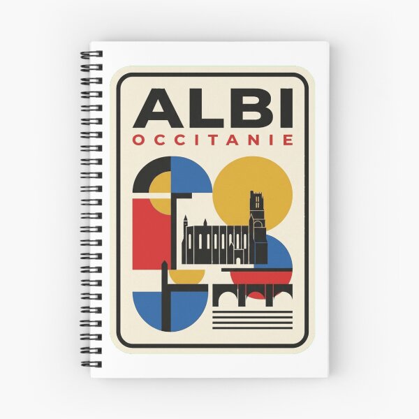 Item preview, Retro Albi Bauhaus Geometric Skyline designed and sold by k3rstman1.