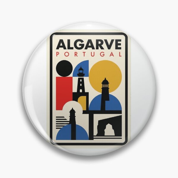 Item preview, Retro Algarve Bauhaus Geometric Skyline designed and sold by k3rstman1.